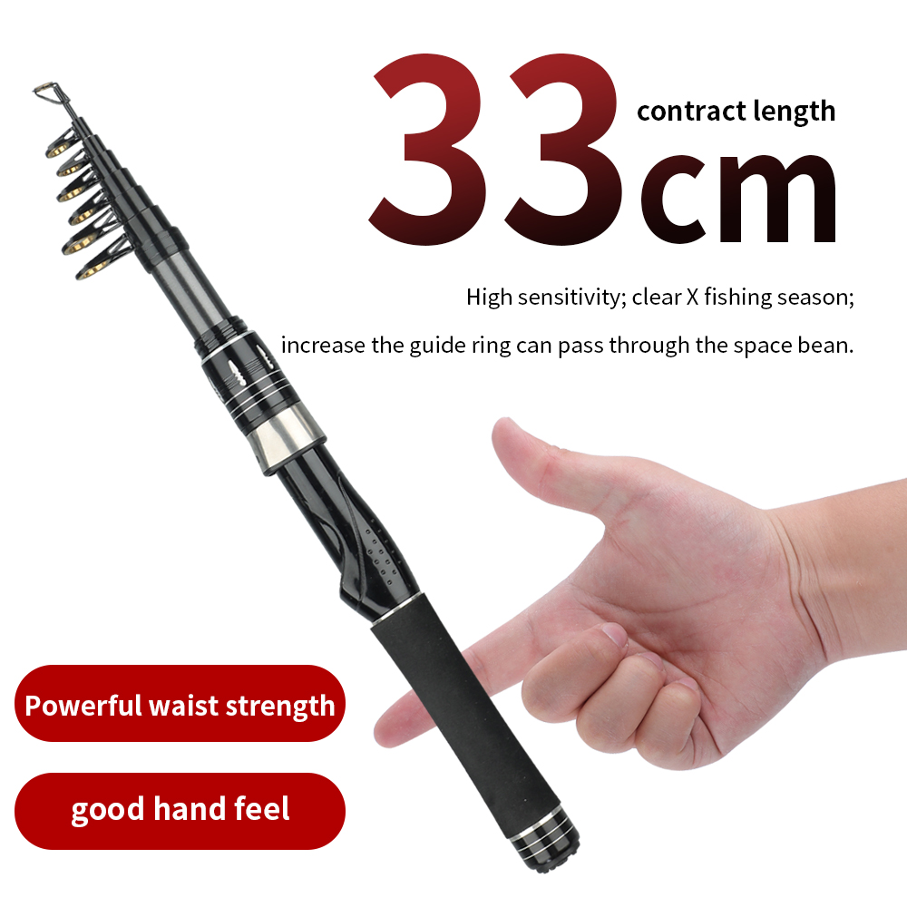المحمولة البسيطة البحر قضيب 33 - مراجعة Fishing Rod Surf وسعره