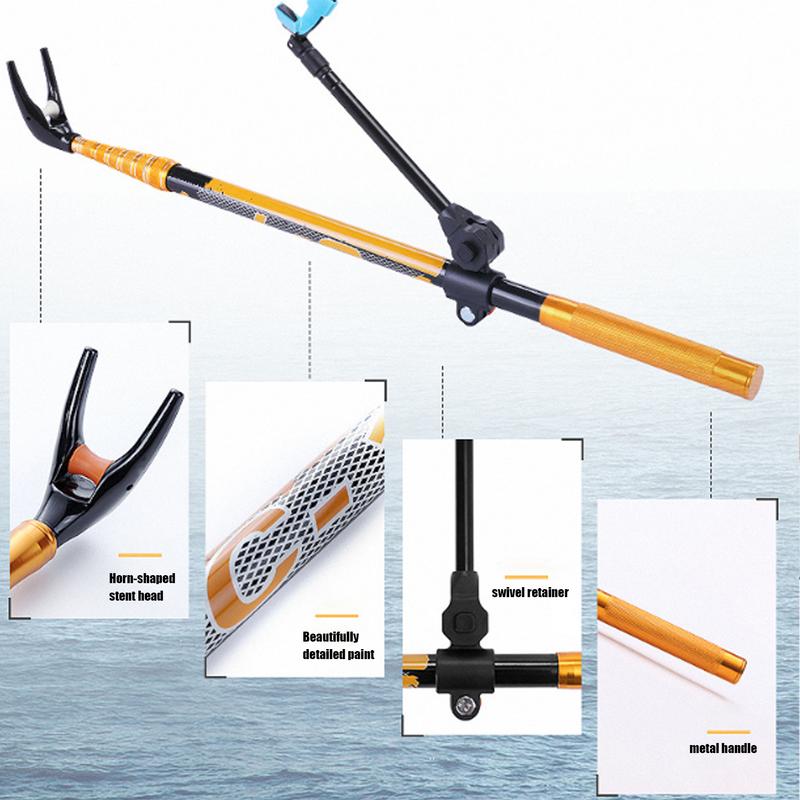 أصحاب قصبة صيد خشبية 360 درجة  - مراجعة Fishing Rod Casting وسعره