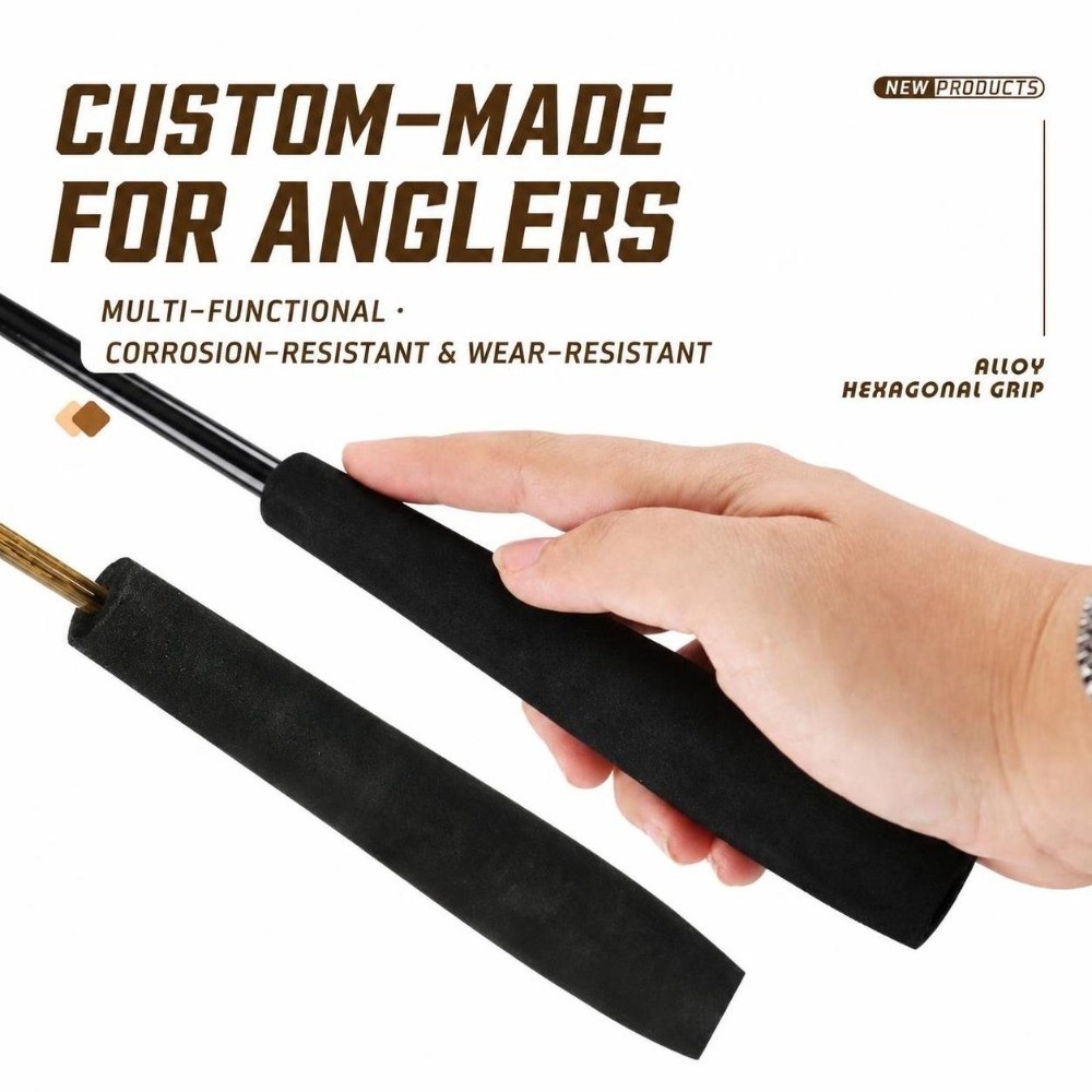 مقبض صنارة صيد محمول من مادة E - مراجعة Fishing Rod Repair Kit وسعره